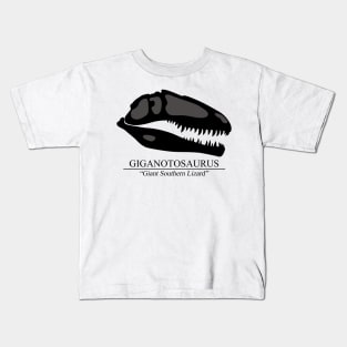 Giganotosaurus Skull Kids T-Shirt
